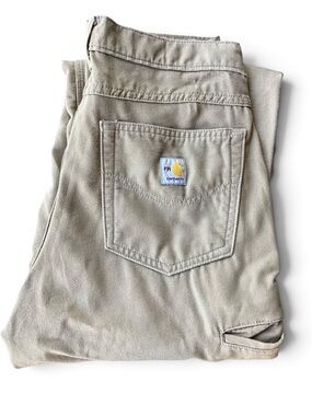 Carhartt Flame-Resistant Loose Fit Pants 32x34 FR Tan